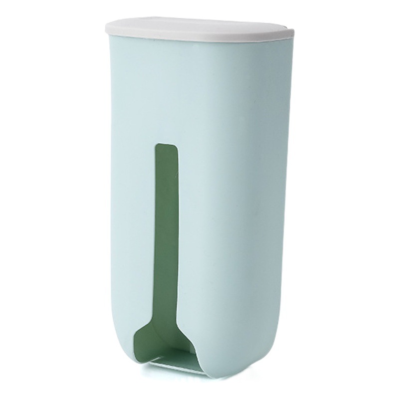 Nordic style wall-mounted garbage bag storage box creative extraction garbage bag storage box kitchen plastic bag storage box