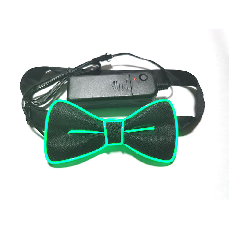 Picture of Led Luminous Bow Tie El Cold Light Bow Tie Prom Party Luminous Tie Performance Atmosphere Decoration Glitter Bow