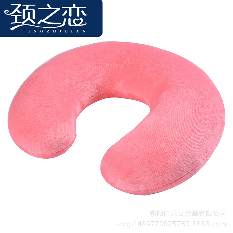 Picture of (Manufacturer in stock) simple pp cotton U-shaped pillow exhibition gift pillow travel supplies U-shaped pillow stall supply