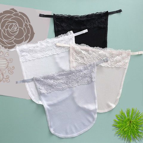 New style one-piece tube top artifact modal mulberry silk chest lace half wrapped chest cover