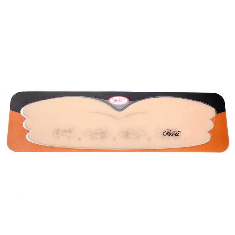 Picture of New Silicone One-piece Strapless Invisible Chest Sticker Collapable Breast Invisible Bra Gather-up Pull-up Underwear with Packaging