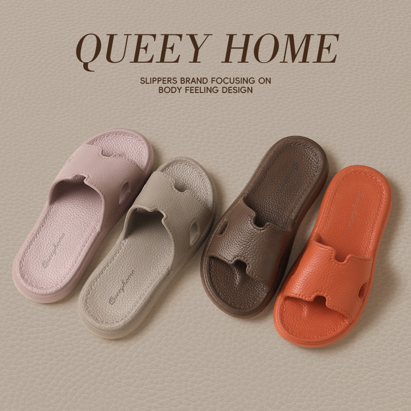 2025 New Arrival Shit Slippers Women's Summer Indoor Home Thick Bottom Hong Kong Eva Wearing Non-Slip Sandals and Slippers
