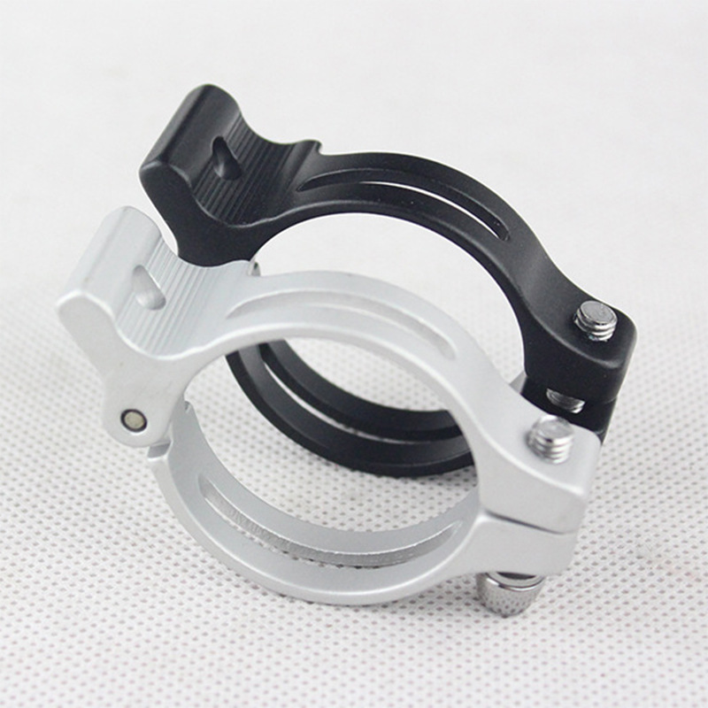 Picture of Aluminum Alloy road front dial clamp ring 31.8/34.9mm transmission conversion seat direct hanging straight lock turn clamp ring type