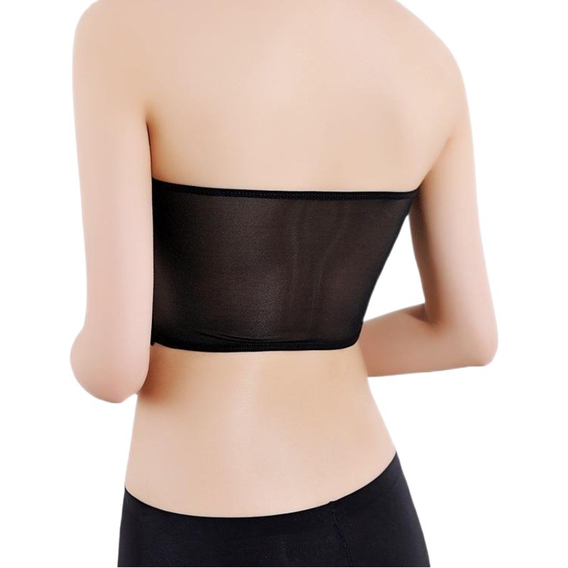 [Factory Outlet] Spring and Summer Joker Lace Tube Top Chest Wrap Back Mesh Girl Tube Top 1834