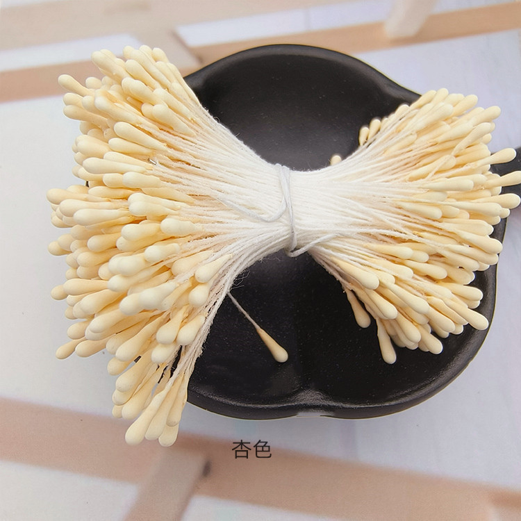 Picture of Wholesale Korean Style Handmade DIY Hair Accessories High Simulation Flower Stamens Material 2mm Matte Round Match Head Flower Heart Flower Stamens