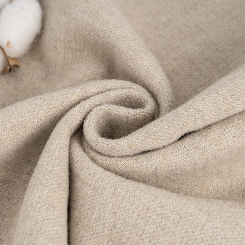 Picture of Manufacturer Cashmere Double-Sided Woolen Fabric 780G/M Woolen Outwear Outwear Autumn and Winter Wool Steel Tweed Fabric Wholesale