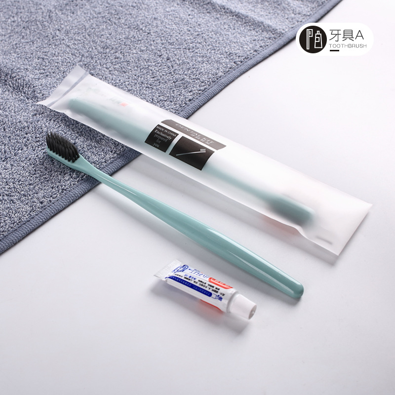 Picture of Hotel Special Hotel Toiletries Set Comb Disposable Toothbrush with Toothpaste Soft Hair Homestay Wholesale Customization