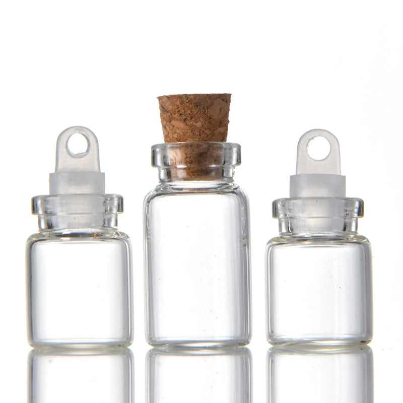 Picture of 13 Cork Stopper Glass Bottles Agarwood Incense Bottle Pill Bottle Drift Bottle Wishing Bottle Flower Tea Dispensing Bottle Candy Bottle