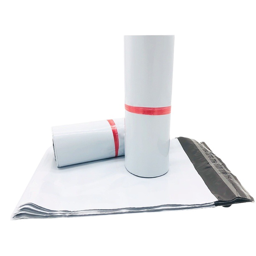 White Slender Express Packaging Bag Waterproof Yoga Mat Wallpaper Express Bag Thickeneded Rectangular Express Packaging Bag
