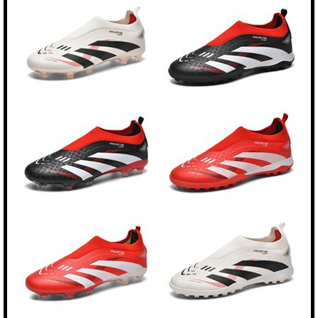 Cross-border New Children's Football Shoes Men's Low-top Outdoor Sports Training Shoes AG Spike TF Broken Nail Competition Sneakers
