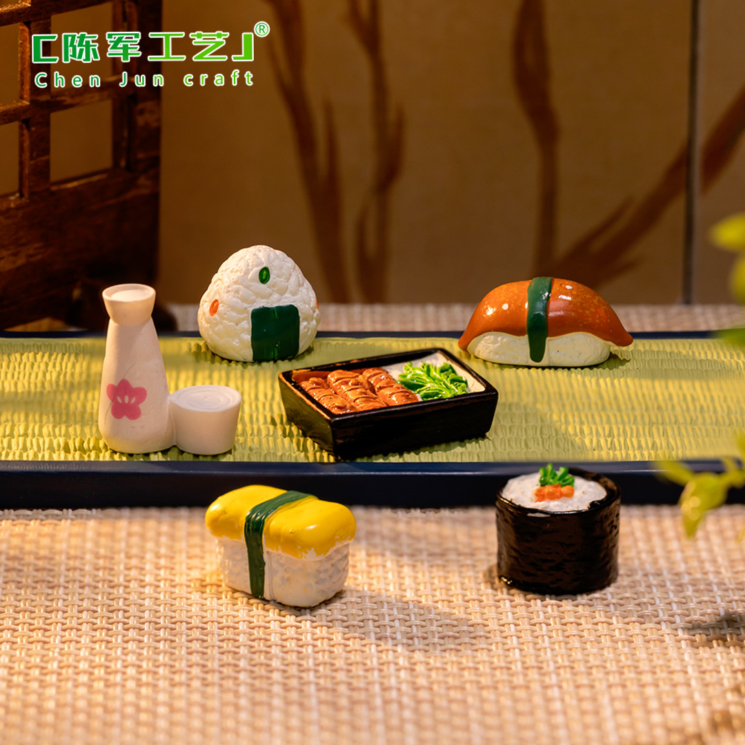 Picture of Micro landscape creative simulation Japanese food food play doll house diy decoration accessories miniature mini ornaments
