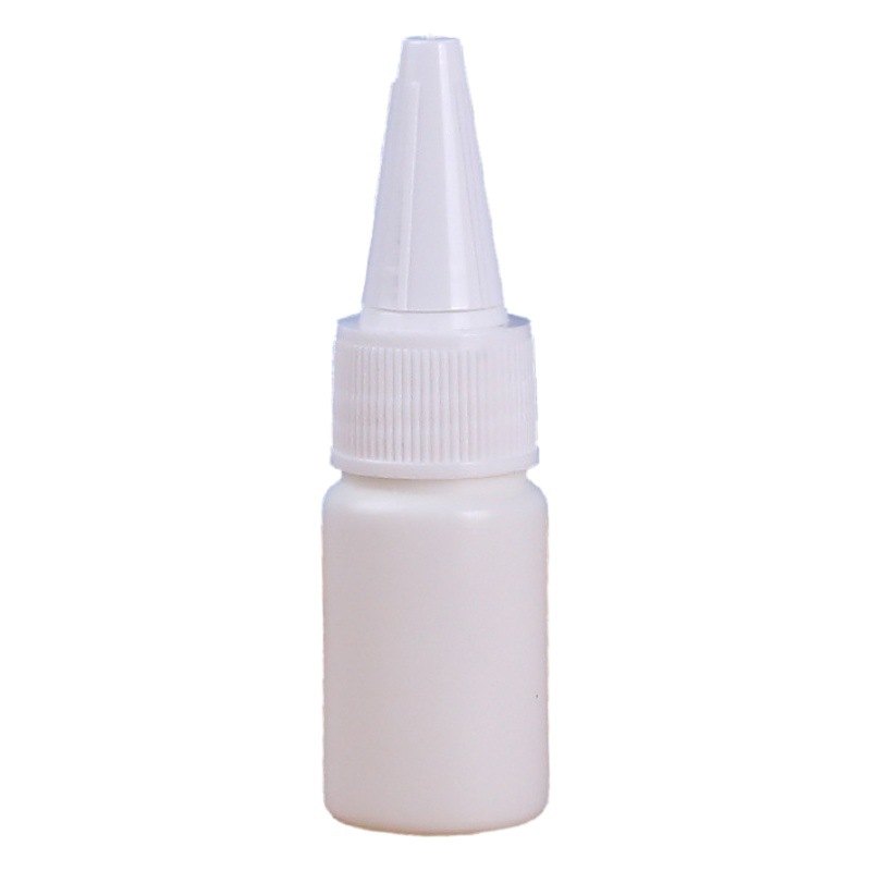 Pointed bottle transparent factory wholesale PET plastic 50ml glue emulsion pigment water agent sub-pack 100ml squeeze bottle