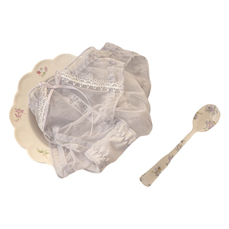 Fairy Alice ~ Japanese Girl Sexy Lace Underwear Women's Antibacterial Thin Hip Cotton Crotch Briefs
