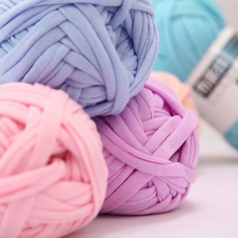 Picture of Factory wholesale net red bag cloth line diy material bag line hand-woven hook cushion yarn