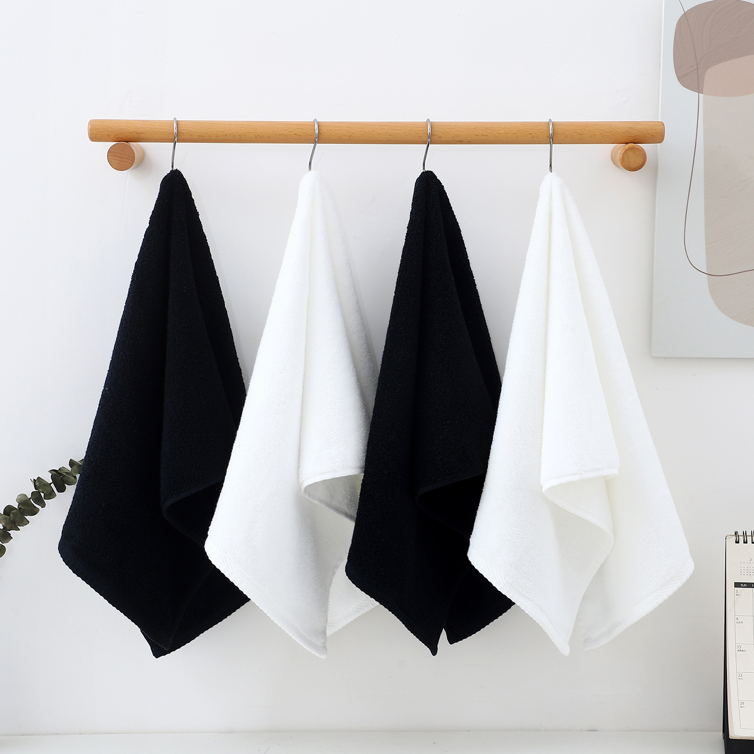 Picture of Cotton towel 5 pack Amazon cross-border European and American Foreign trade wholesale absorbent quick-drying cotton face towel face towel