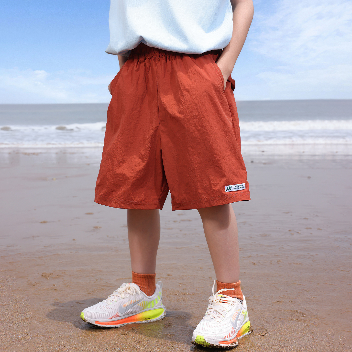 Picture of Huzhou Zhili Children's Wear Boys' Sports Pants Boys Summer Wear Pants 2025 Children's Shorts Breathable Quick-drying Pants