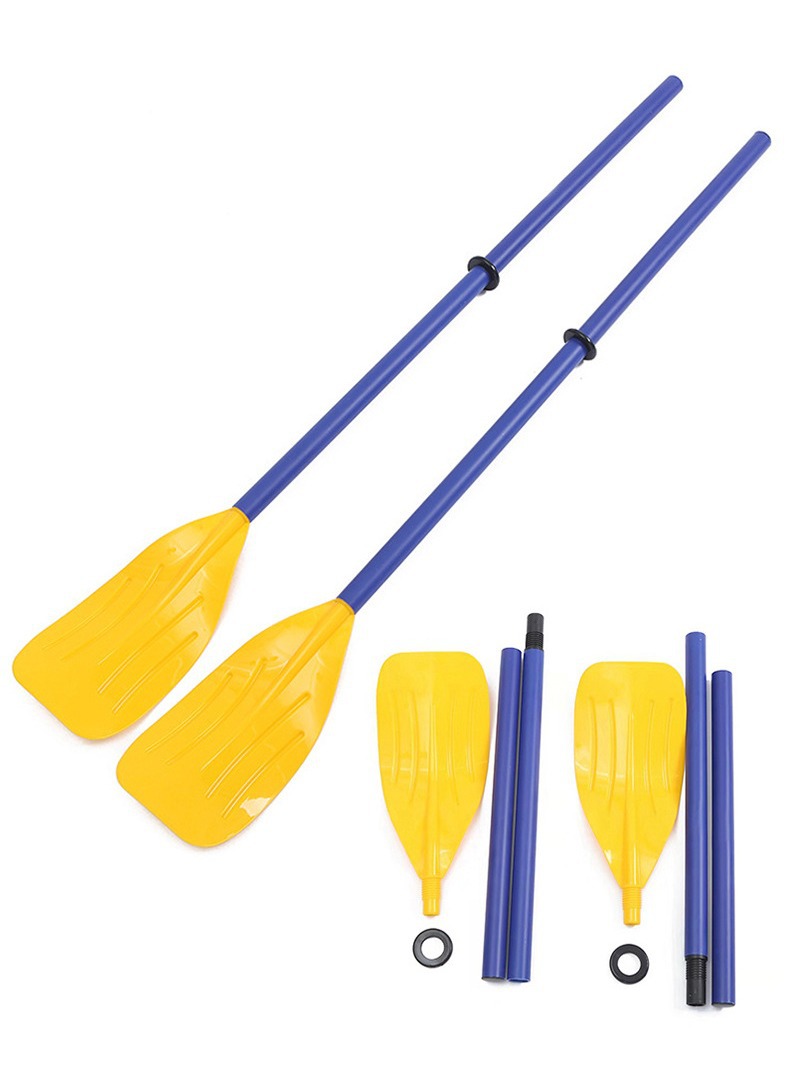 Picture of New material French paddle inflatable paddle double paddle ABS plastic pulp a pair of 120CM drifting paddle wholesale