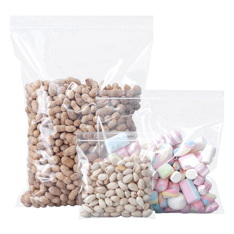 PP Self-sealing Bag Moisture-proof Sealed Bag Small Packaging Bag Transparent Culture Play Buddha Beads Jewelry Storage Sub-packaging Bag Large Size