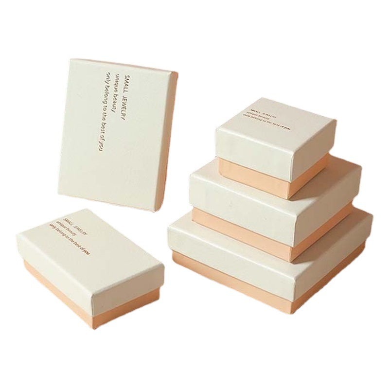Little Red Book popular high-end jewelry box packaging box gradient color sky cover jewelry box for gifts advanced packaging