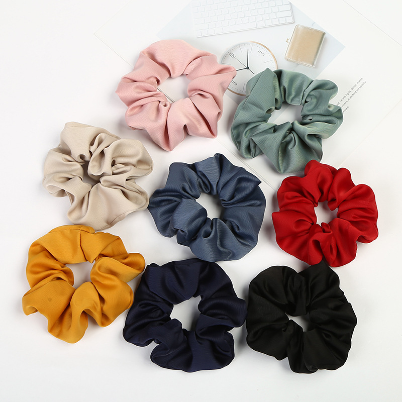 AliExpress ins rubber band retro temperament girl head rope female sweet Net red ponytail hair accessories wholesale