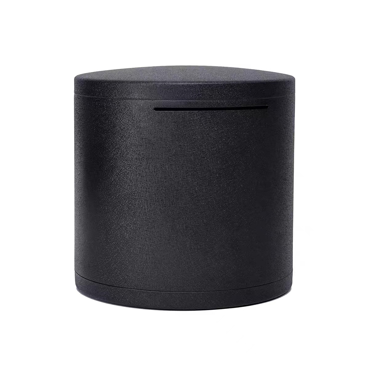 Picture of Cylindrical Stainless Steel Piggy Bank with Large Capacity, Only Deposits No Withdrawals, Student Piggy Bank, Can Only Deposit but Not Withdraw, Children's Money Box