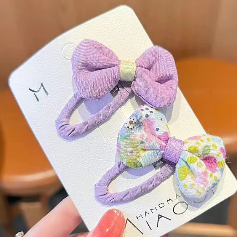 Picture of New Flower hairpin fresh baby hairpin headdress flower children's hair accessories do not hurt hair BB clip girl bangs clip headdress