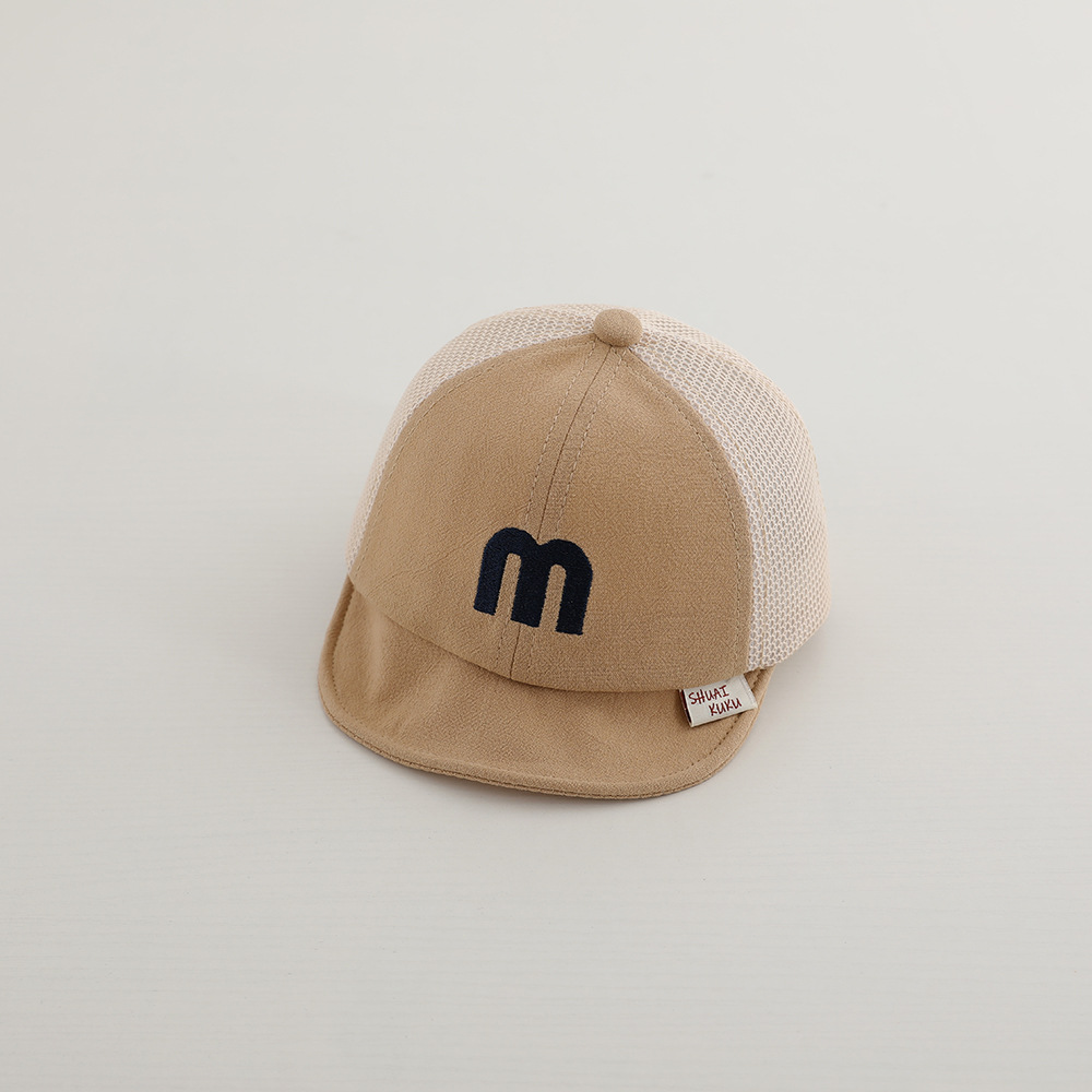 Picture of Baby Hat Summer Thin Boys' Cap Shading Mesh Breathable Cool Cap Baby Girl Sunscreen Baseball Cap Trendy