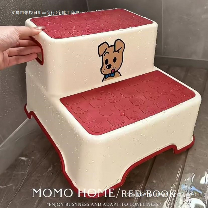 Step footrest, children's hand washing, anti-slip, plateau, field mat, footstool, small stool, washbasin, toilet stepping stool