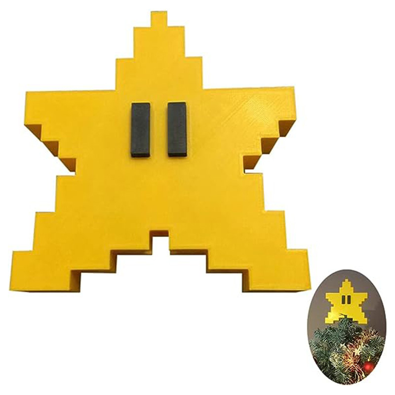 Cross-border Christmas tree Mosaic pentagram Christmas tree top pentagram star decoration