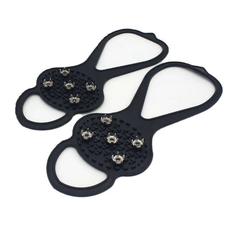 Picture of Non-Slip Shoe Covers with Five-Prong Crampons for Outdoor Ice and Snow, Winter Shoe Spikes, Mountaineering Snow Claws, Anti-Slip Shoe Covers for Snow