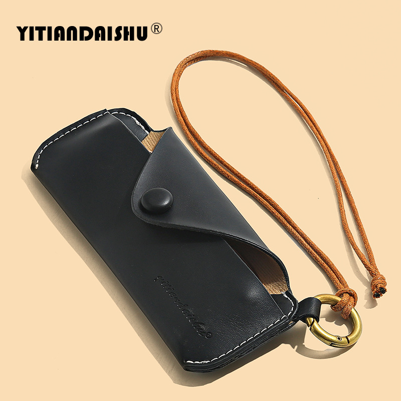 Picture of Cross-Border Trendy Products Supply Portable Glasses Shoulder Bag Mirror Case Sunglasses Case New Glasses Case Glasses Bag Protection Halter