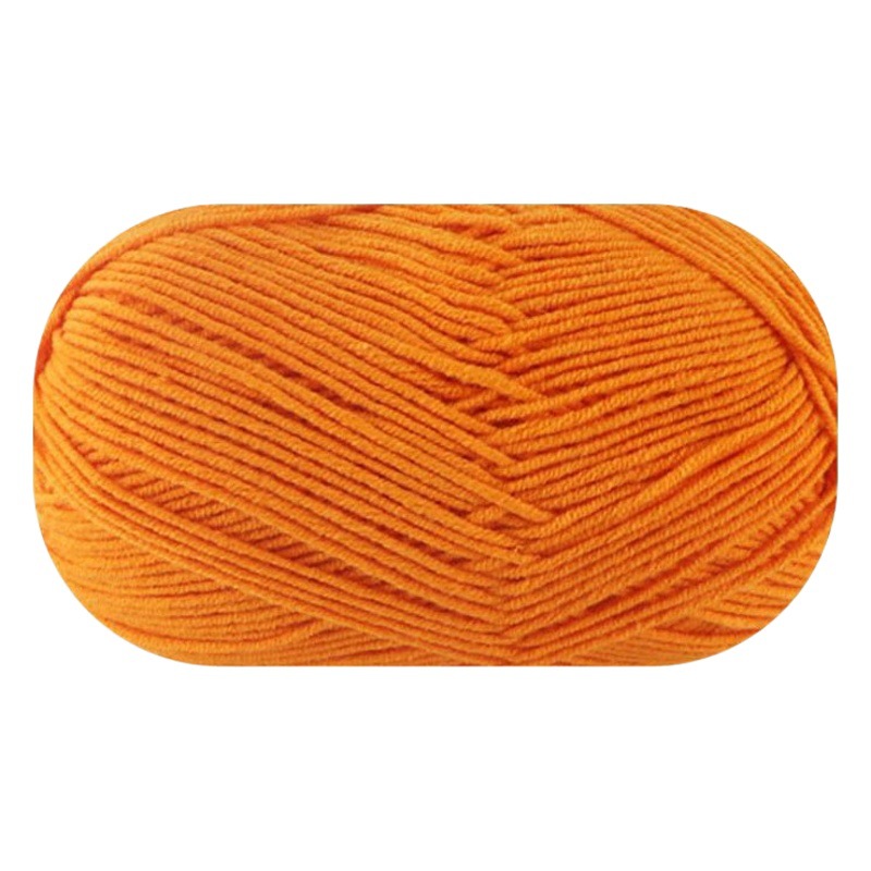 Suhe 4-Strand Milk Cotton Bundle Blanket Thread Combed Cotton Fine Wool Hand Knitted Sweater Pure Cotton Thread Baby Wool