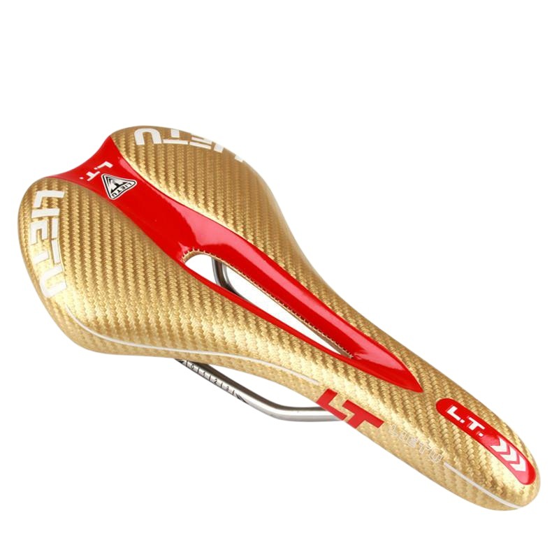 Wholesale bicycle cushion Saddle Mountain bike saddle cushion manufacturers bicycle carbon grain seat 3621