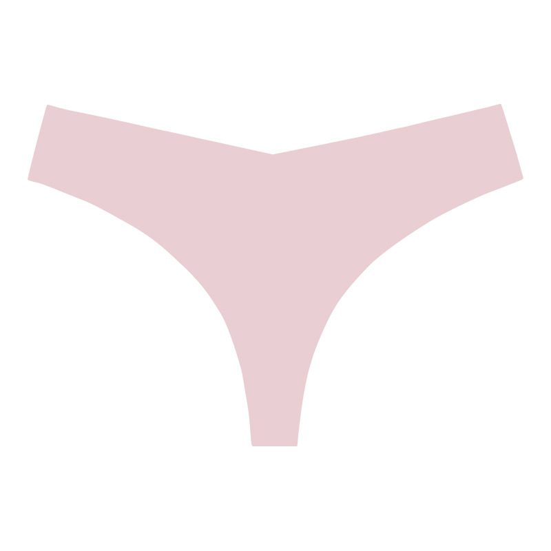 Picture of European and American Cross-border Pregnant Women's plus size Traceless Women's Underwear Class A Ice Silk Breathable Sports Low Waist Naked Briefs for Women