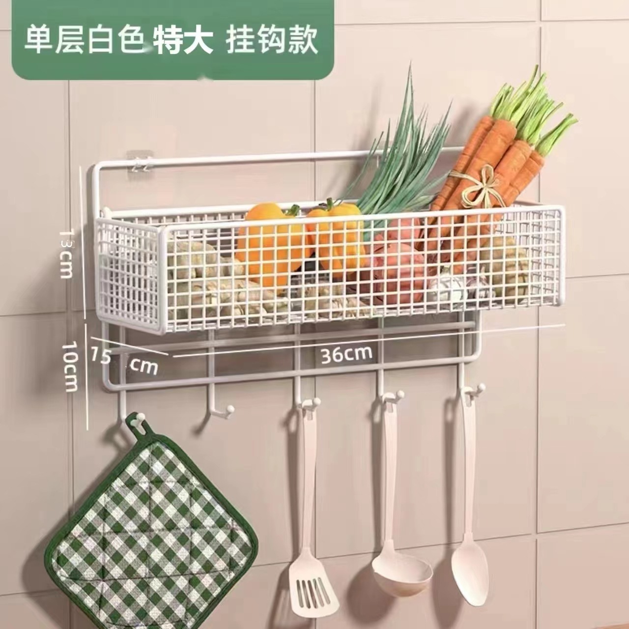 Picture of Bathroom Storage Rack punch-free wall-mounted toilet bath toilet washstand wall-mounted storage rack