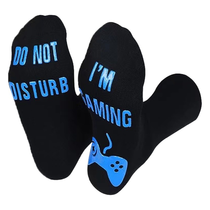 Bitte Nicht Storen German Cross-Border Mid-Calf Game Socks Amazon Gift Socks Trendy Socks Birthday Socks