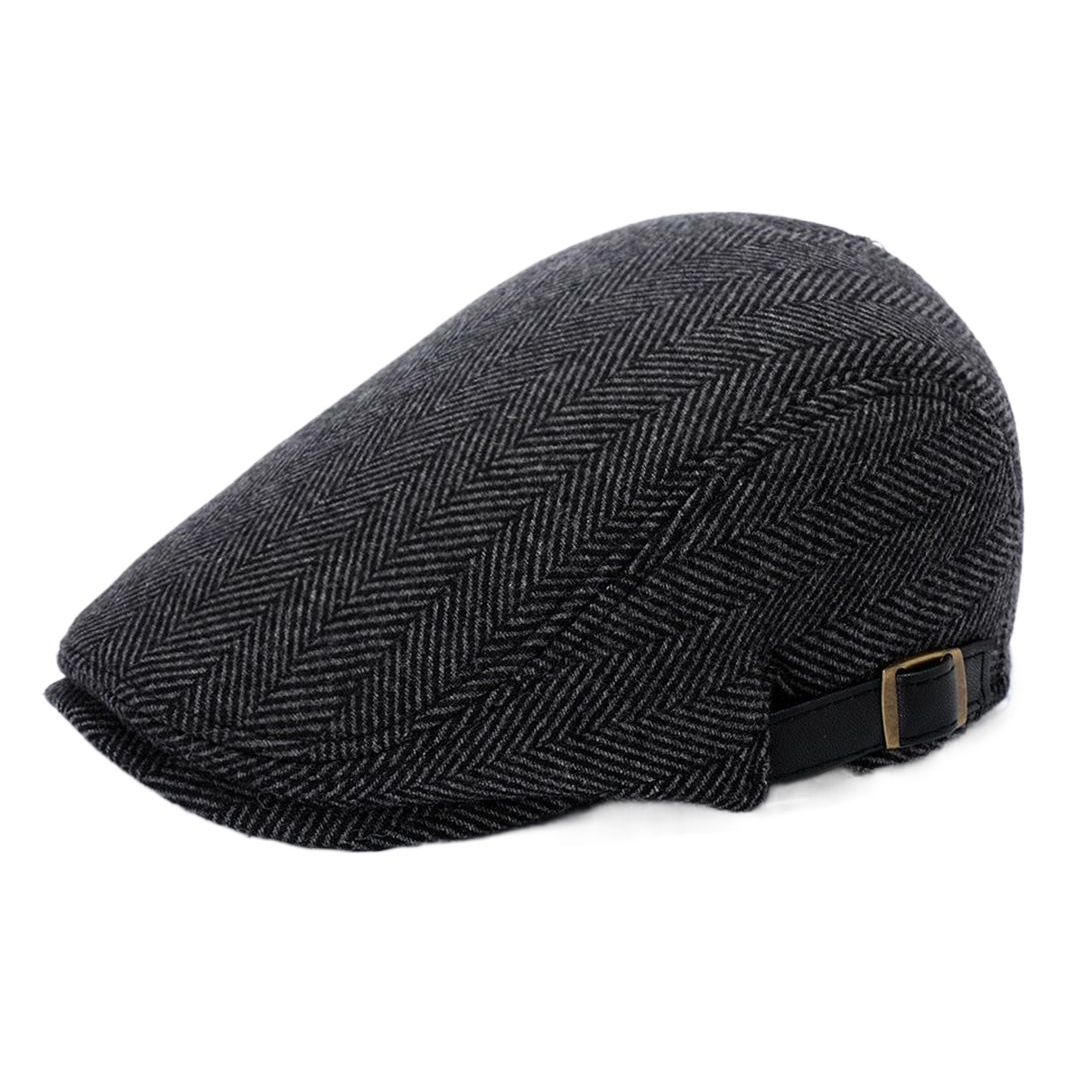 Gettysen Fall/Winter 21 New Hat Herringbone Herringbone Forward Hat Woolen Beret Men's Cap Wholesale