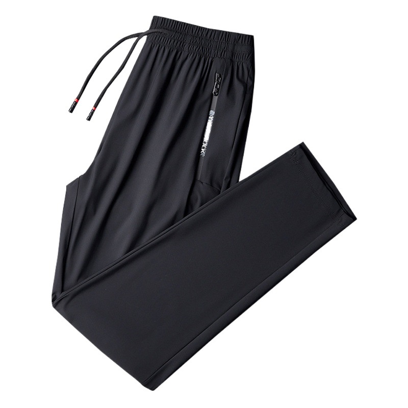 Ice Silk Pants Men's 2025 Summer New Thin Large Size Quick-Drying Sports Pants Breathable Casual Pants for Women