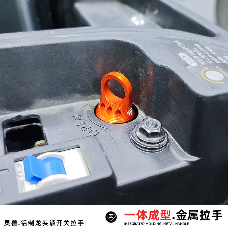 Spirit Beast Applicable No.9 Dragon Head Lock Handle Modification Orion Electric Car NzMix Accessories F90 Car Head Lock Handle