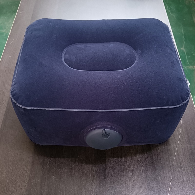 Picture of Two-layer three-layer inflatable footrest car rear filling inflatable stool travel aircraft high-speed rail rest foot pedal cross-border