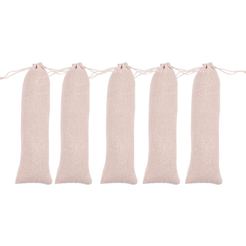 Wholesale 304 stainless steel straw storage bag drawstring straw packaging bag cotton and linen small cloth bag wholesale
