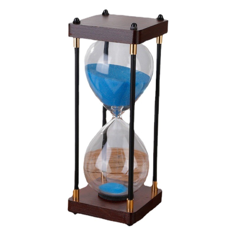 Picture of Retro Hourglass Ornaments 30/60 Minutes Hourglass Timer Chinese Valentine's Day Birthday Gift Creative Desktop Accessories