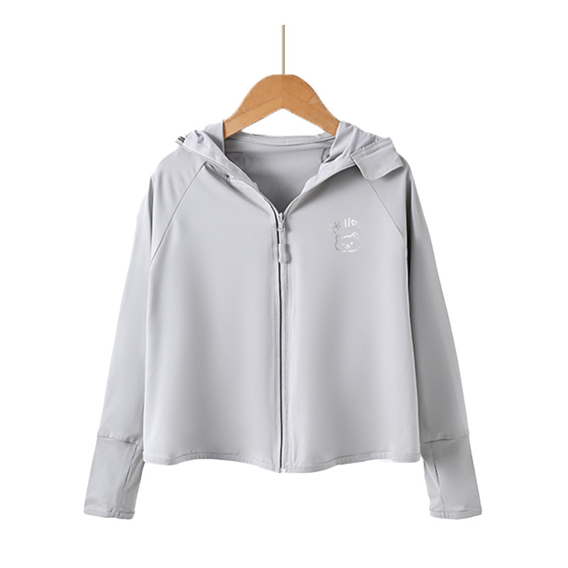 Picture of 2025 cartoon children's sunscreen summer sunscreen ice silk thin anti-ultraviolet baby sunscreen coat