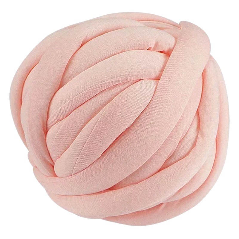 Heart-filled cotton coarse cotton fabric thread hand-woven blanket bag cat nest wool core-spun yarn thread machine-washed OHHIO new style