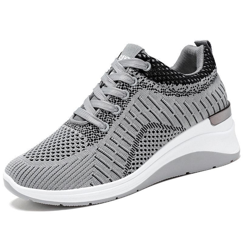Picture of Women's Shoes, New Autumn Models, Foreign Trade Women's Shoes Wholesale, Height-Increasing Shoes, Trendy Shoes, Breathable Thick-Soled Sneakers for Women
