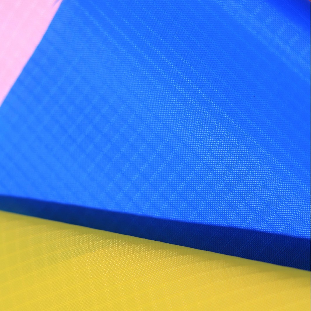 Double-Line Grids Waterproof Plaid Fabric in Stock Polyester High-Quality Multi-Color Environmentally Friendly Bags Oxford Cloth Waterproof Fabric
