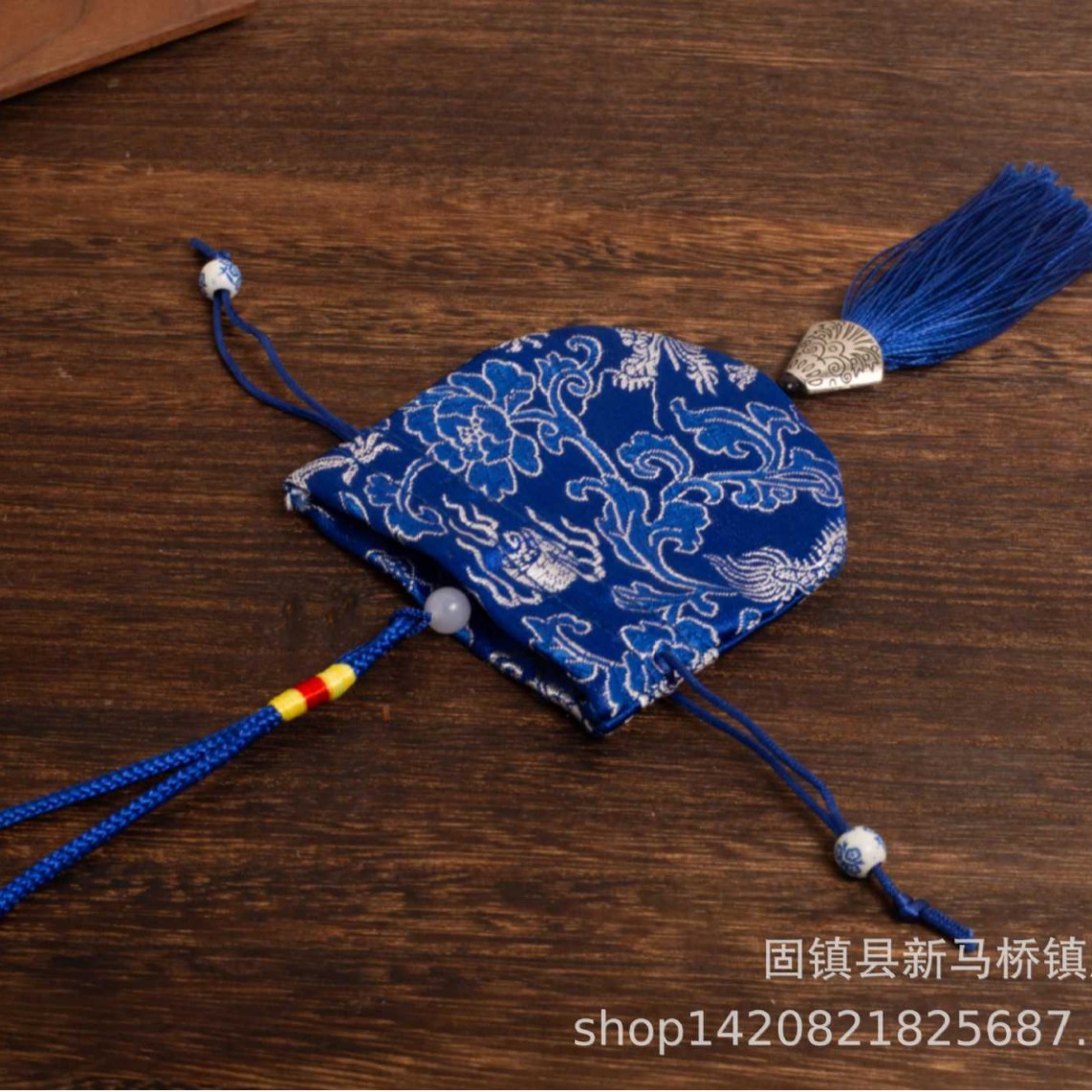 Picture of Dragon Boat Festival Sachet Sachet Empty Bag Mosquito Repellent Portable Children's Wear Plum Blossom Pendant New Chinese Round Small Dragon Pattern Sachet