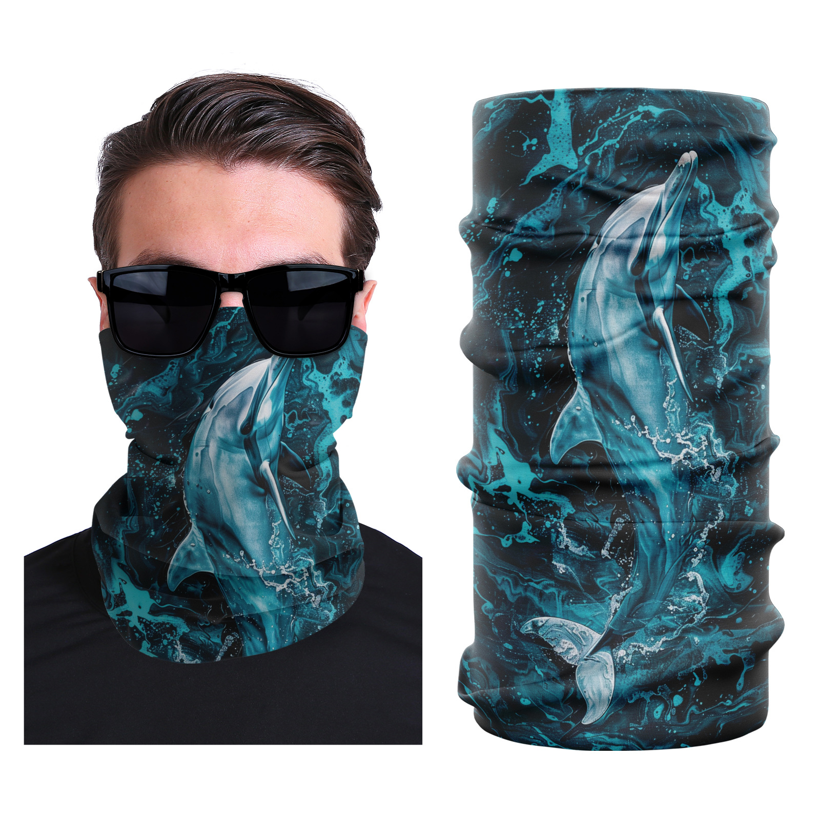 Picture of Xunhui magic scarf outdoor scarf mountaineering riding scarf high elastic seamless Ice Silk face towel cross-border bandana