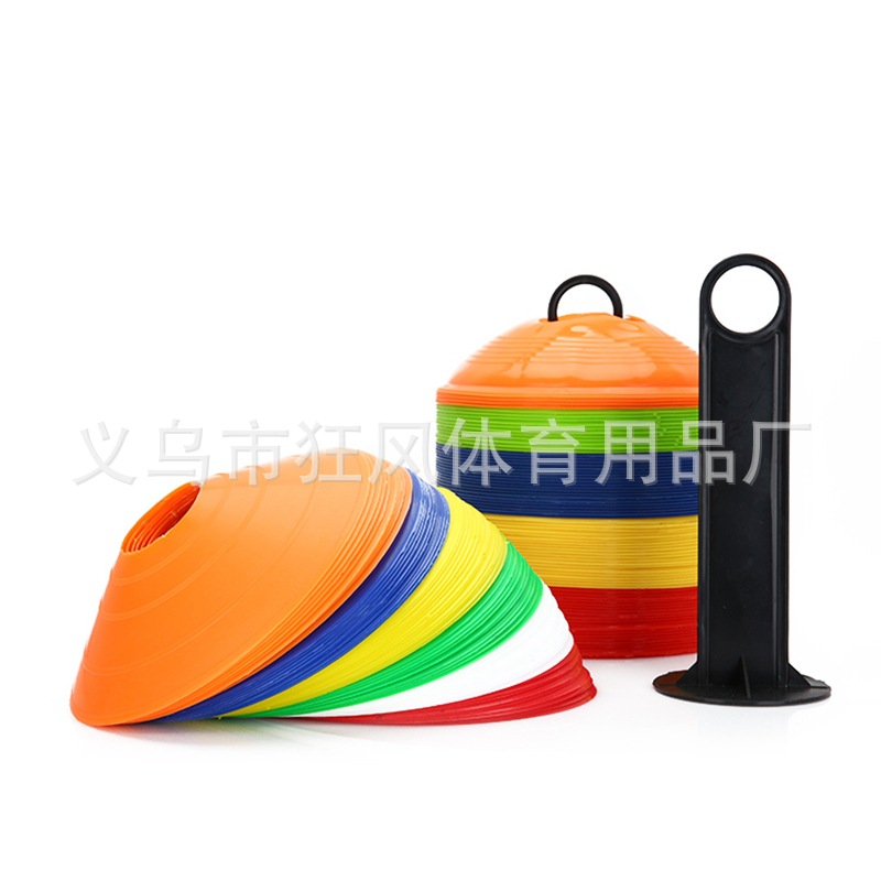 Picture of Factory Supply Football Road Sign Plate Marker Obstacle Sign Plate Professional Football Training Supplies