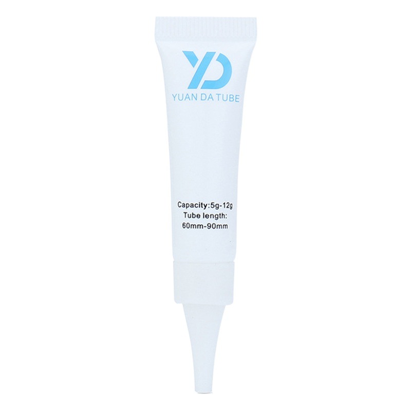 36-16 wing tube 16MM ingot cover hose eye cream tube sub-packaging hose pointed mouth cosmetic hose factory